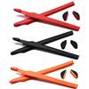 SOODASE Rosso/Nero/Arancione Kit gommini di ricambio in silicone Per Oakley Crosslink Occhiali da sole