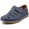 JOMIX Sandali Sportivi Uomo a Strappo Sandali Estivi con Punta Chiusa da Trekking Outdoor Spiaggia Mare Casa SU5800-3 Navy, 40