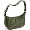 tomtoc 3,5L 9L Borsetta Tracolla Donna Piccola Sling Crossbody, Borsa Donna Puffer Trapuntata Nylon, Borsa Crescent Hobo Viaggio con Tracolla Regolabile e Tasche Interne Organizzate