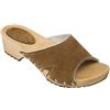ESTRO Zoccoli Legno Donna Estivi - Zoccoli Donna Legno Sabot Donna Pelle Zoccoli Donna Estive di Legno CDL01 (35, CDL04 Beige)