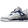 NIKE Jordan Spizike Low Grade School Trainers Sneakers Scarpe Moda, Bianco Grigio Navy, 38 EU