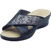 Fly Flot 96 J80 PE Nero Ciabatte per Donna in Tessuto Nero con Chiusura a Strappo (Taglia 38)
