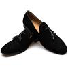 JITAI Mocassini da Uomo Scarpe Uomo Mocassini in Ecopelle con Frange E Scarpe Casual da Uomo