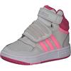 Adidas GZ1934 Hoops Mid 3.0 AC I Unisex - Bambini, Grey One/Team Real Magenta/Beam Pink EU 27