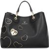 Braccialini Borsa a Mano Donna Beth Patch firmata Similpelle con Pochette
