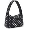 HiTotes Borse con borchie Y2K Borsa a tracolla per le donne Borsa con borchie Y2K borsa da sera pochette in pelle designer borse autunno borsa con borchie