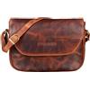 STILORD Esther Vintage Borsetta Donna in Pelle Vera Borsa Piccola Vintage con Tracolla Clutch Pochette Classica in Cuoio Colore:marrone medio