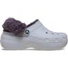 Crocs Classic Platform Fuzz Lined Clog 34-35 EU Frosted Grape