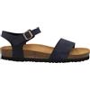 Frau Sandali Donna 58H3 in Pelle Blu o Burro - Calzature Casual Eleganti, Comode e Leggere, Made in Italy