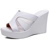 HNVAVQ Ciabatte Zeppa Donna Plateau Sandali Mules Estive Scarpe da Spiaggia