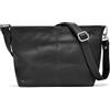 Woodland Leathers 100% vera pelle italiana borse per le donne, borsa a mano / borsa a tracolla nera con tracolla regolabile per le signore, borse da donna firmate con scomparti