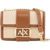 Armani Exchange donna Jodie Crossbody Bag, Argilla naturale / salina, Taglia unica