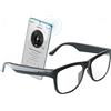 Enzemit GS01 Occhiali da sole Bluetooth intelligenti, occhiali da sole audio con altoparlante, lenti polarizzate UV400, musica con orecchie aperte, controllo touch, Trasparente