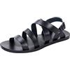Generisch Sandali sportivi da uomo, eleganti sandali romani, in stile romano, leggeri da spiaggia, scarpe basse, casual, antiscivolo, da uomo, sandali estivi