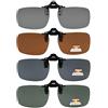 Eyekepper Flip-up Clip-on occhiali da sole polarizzati 60x43 MM 4-Pack Occhiali metallo clip