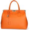 Gave Lux Borsa a Mano Pelle Arancione Donna 26x35x16 cm