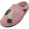 HAFLINGER Flair Cucho Pantofole in lana gatto