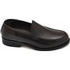 Malu Shoes Scarpe Mocassino Uomo Vera Pelle abrasiva Marrone Liscio con Fondo Cuoio Sottile Light Classico sporti Made in Italy