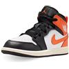 NIKE Scarpe Air Jordan 1 Mid (PS) Taglia 32 Codice DQ8424-801 Arancione Bambini