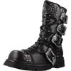 New Rock Comfort Light nero Pelle Stivali M.1474-S1