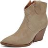 IF Fashion Scarpe da Donna Stivali Stivaletti Cowboy Western Camperos Texani Etnici 662-1 tortora N.39