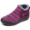 POPOTI Stivaletti Donna,Popoti Stivali Inverno Caldo Neve Stivaletti Imbottiti di Unisex Impermeabile Appartamenti Stivaletti Antiscivolo Casual Camminate All'aperto