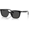 Ray-Ban Occhiali da sole quadrati Rb4439d, Nero/Grigio Scuro, 54 mm