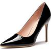 Zhabtuc Scarpe Décolleté Donna Tacco a Spillo 10CM Sexy a Punta Alto Tacco Vestito alla Moda Stiletto
