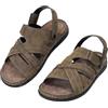 JOMIX Sandali Uomo Estate con Cinturino Posteriore Reclinabile, Ciabatte e Sandali in Unico Modello, Design Leggero, Antiscivolo e Moderno per Spiaggia e Città (Khaki,41)