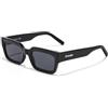 D.Franklin Occhiali da sole - Unisex - Con lenti protettive UV - Modello tokyo - Rettangolari - Per uomo e donna - Sunglasses