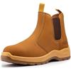 BLACK HAMMER Stivali Sicurezza Uomo Chelsea S3 SRC - Calzature da Lavoro con Punta e Intersuola in Acciaio, Resistente all'Acqua, Progettato per Garantire stile e Comfort nell'uso Alex (44 EU)
