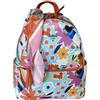 PashBAG Borsa donna backpack ZAINO da spalla CHIUSO con ZIP Colori ERIC (Arancio)