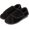 HomeTop Pantofole Uomo Tallone Chiuso Nero Scuro,44 EU