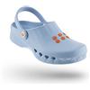 WOCK Nube Senza Soletta, Zoccolo Sanitario Donna e Uomo, Zoccoli Sanitari Leggeri Antiscivolo SRC, Antistatico e Traspirante Com Cinturino