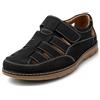 JOMIX Sandali Sportivi Uomo a Strappo Sandali Estivi con Punta Chiusa da Trekking Outdoor Spiaggia Mare Casa SU5800-1 Nero, 44