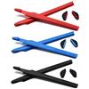 SOODASE Rosso/Blu/Nero Kit gommini di ricambio in silicone Per Oakley Crosslink Occhiali da sole