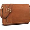 ROYALZ New Jersey Borsa Porta PC 13-15.6 pollici Uomo Pelle a tracolla - Cartella Ventiquattrore in Vera Pelle - Grande Borsa Messenger Uomi