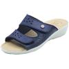 Fly Flot Bellona, Pantofole Donna in Microfibra Elasticizzata, con Strappo Regolabile, Sottopiede Antishock, Sandali, Blu, 39 EU