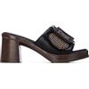 REFRESH - Sandali Donna Nero - Scarpe comode e versatili - Moda casual - Modello 17502801 (Misurare 38)