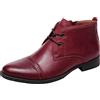 rismart Formale Stivali Chukka Uomo Vestito Pelle Stivaletto Caviglia