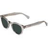 X-LAB XLAB 8004 Occhiali da sole stile moscot, 50mm, Grigio/Verde G15, Unisex