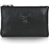 Karoukee Pochette in Pelle Conciata al Vegetale per Uomo, Borsa a Mano Multiuso per Affari, Borsa da Polso di Lusso, Portafoglio Grande, Clutch per Tablet 9.7 Pollici