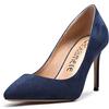 Castamere Scarpe col Tacco Donna Tacco a Spillo 8.5CM Alto Tacco Scamosciato Navy Blu Scarpe EU 35