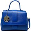 Chicca Borse Borsa Bauletto da donna in pelle, borsa a mano con tracolla