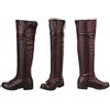 Lixinya Shingeki Eren Anime Cosplay Stivali Lunghi Scarpe Stivali Scouting Anime Stivali Militari Kyojin Boots