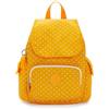 Kipling City Pack Mini, Zaini Donna, Morbido DOT Giallo, One Size