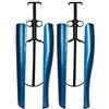 Kaps Tendiscarpe Automatico per Stivali, 35 cm 14 pollici, Tendiscarpe a Molla in Plastica, Blu, 1 paio, Impedisce la Screpolatura, Made in Europe