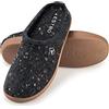 ESTRO Ciabatte Uomo Casa Feltro - Pantofole Uomo Feltro Ciabatte Casa Babbucce Pantofole Chiuse DUO (Nero, 45 EU)