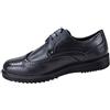 Evoga Scarpe Francesine Uomo Casual Eleganti Calzature Man's Shoes (#A3 Nero, 41)