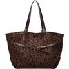 Generico Leopardata Borsa Tracolla Donna Grande Borse Tote,Borsa in pelle scamosciata leopardata tote,Top Handle hobo Per Negozio, Spiaggia, Lavoro, Viaggi E Uso Quotidiano (Leopard print-C)